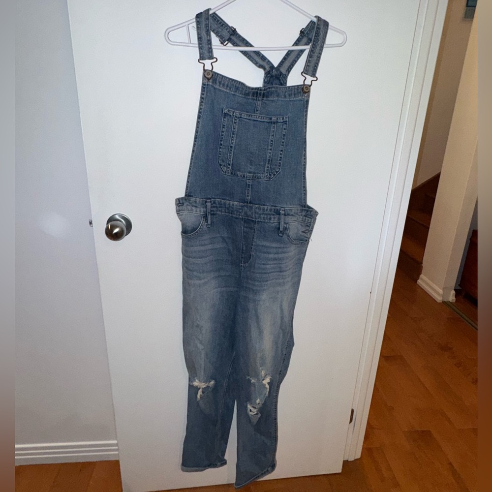 Womens’ Blue Denim Overalls